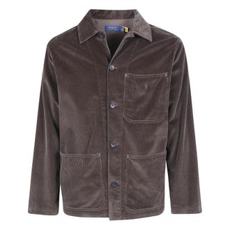 Polo Ralph Lauren Woven Sport Shirt - Heren - Zomerjassen - Bruin - XL - Katoen - Jassen