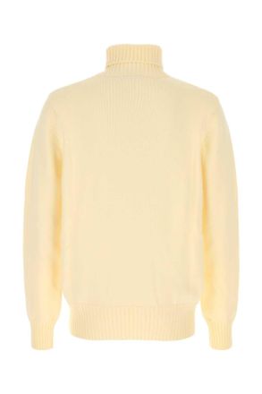 Givenchy Mens Cream Cotton Sweater Ecru Exterior: Maglieria