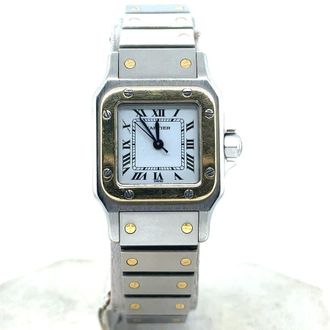 Cartier Pre-owned Cartier Santos Galbee Automatic Silver Dial Ladies Watch W520863