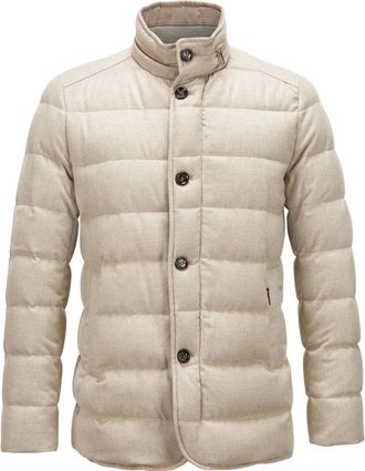 Moorer Nolde-LS9 Giacca in Piuma - - Jackets - Uomo - Beige - L