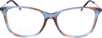 M Missoni Ladies Brownblue Rectangular Eyeglass Frames MMI-0015-3LG