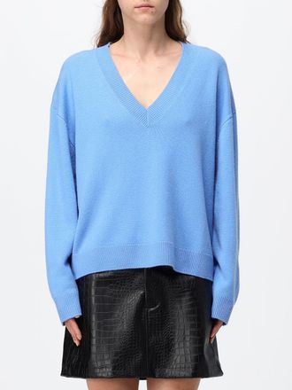 Anine Bing V-Neck Cashmere Jumper with Dropped Shoulders
