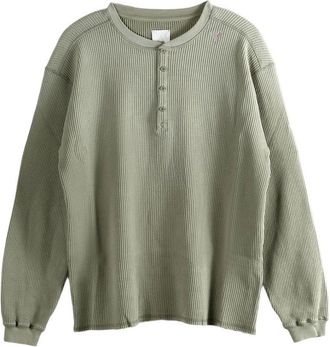 Roa Bee Sun Faded Organic Waffle Serafino Long Sleeve