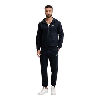 Emporio Armani 8Npv68 Trainingspak - Heren - Sport - Blauw - Maat: S Katoen