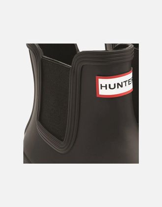 Hunter Womens Original Chelsea Womens Wellingtons - Black - Size: 8