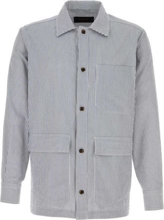 Palt&ograve; Embroidered Polyester Blend Giovanni Shirt