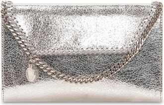 Stella McCartney Falabella Portemonnee - Dames - Clutches - Grijs - ONE Size - Polyester - Tassen
