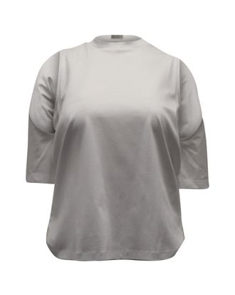 Dion Lee Utility Contour Cutout T-Shirt in White Cotton