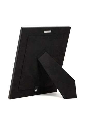 Ralph Lauren Home Cornice Penthouse Garrett in pelle (20cm x 25cm) - Nero