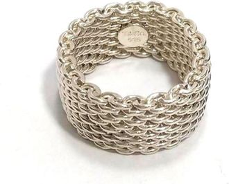 Tiffany & Co. Silver Silver 925 Band Ring (Pre-Owned)