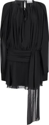 Giuseppe Di Morabito Mini-jurk met lange mouwen - Dames - Korte kleedjes - Zwart - M - Kleedjes