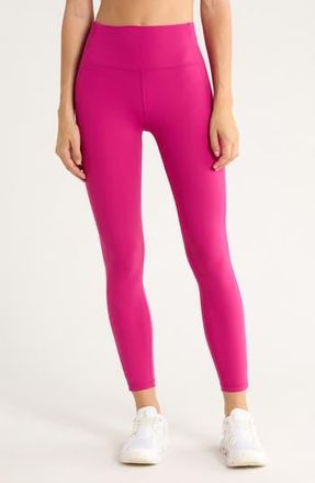 Gottex Rib Insert Activewear Leggings in Magenta at Nordstrom Rack, Size X-Large