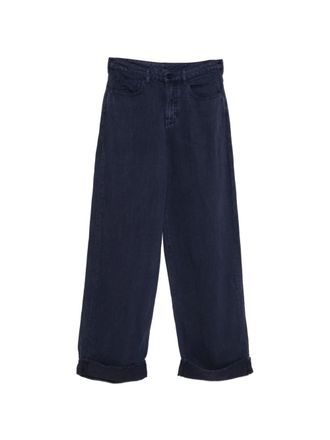 Emporio Armani Hose aus Leinenmischung