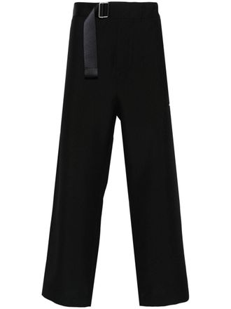 OAMC Pantaloni dritti con cintura - Nero