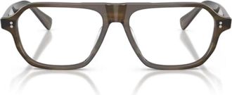 Oliver Peoples Olive Remment Acetate Aviator Sunglasses