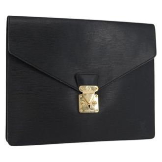 Louis Vuitton Clutch in pelle Pre-owned - - Pre-owned - Donna - Nero - ONE SIZE