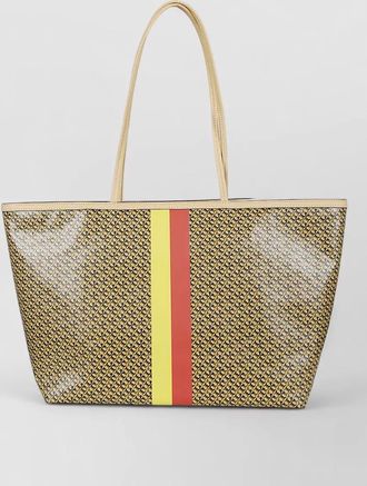 Tory Burch na cotton linen tote bag