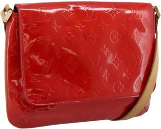 Louis Vuitton Tweedehands Canvas Louis Vuitton tassen - Dames - Vintage Schoudertas - Rood - ONE Size - Vintage