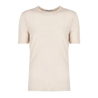 Xagon Man T-shirt in Lino - - Tops - Uomo - Beige - M