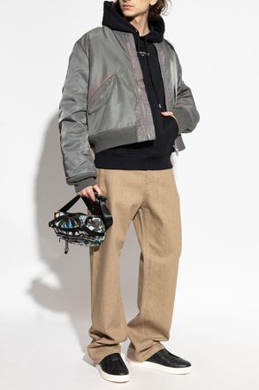 Maison Kitsun&eacute; Sweatshirt With Logo, Mens, Black