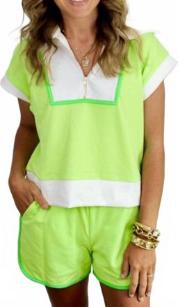 Entro Lainey Set In Lime