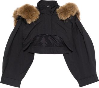 Ganni Ripstop Tri-layer Cropped Jacket