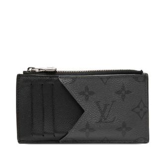 Louis Vuitton Pre-owned Wallets, female, Black, Size: ONE SIZE Pre-owned Monogram Eclipse Card Holder