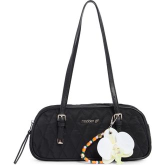 Madden Girl Quilted E/W Shoulder Bag in Black at Nordstrom Rack