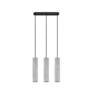 Sollux Lighting L&aacute;mpara de techo gris concreto alt. 90 cm