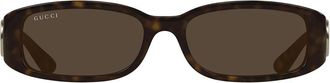 Gucci Sunglasses Gg1661 S 002 Brown/Brown Unisex