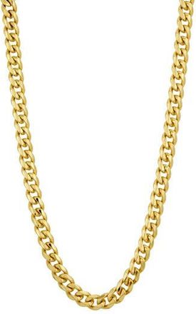 Savvy Cie Jewels Flat Curb Chain Necklace in Yellow at Nordstrom Rack