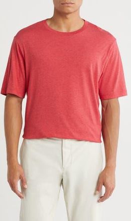 Travis Mathew Solid Crewneck T-Shirt in Heather Red at Nordstrom Rack, Size Xx-Large