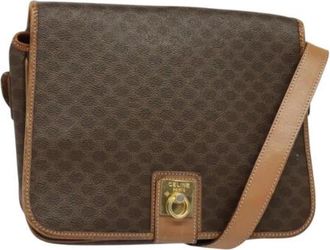 Celine Pre-owned Leather celine-bags - Dames - Vintage Schoudertas - Bruin - ONE Size - Leer - Vintage