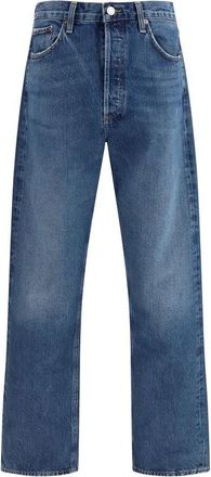 A Gold E 90s Jean - Heren - Regular Fit Jeans - Blauw - W34 - Katoen - Jeans