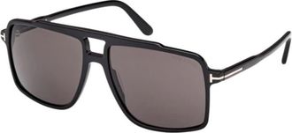 Tom Ford Kemp Zonnebril - Heren - Zonnebrillen - Zwart - 59 MM - Accessoires