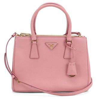 Prada Pink Leather Tote Bag (Pre-Owned)