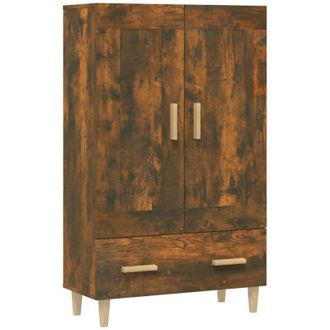 vidaXL Credenza Rovere Fumo 70x31x115 cm in Legno Multistrato vidaXL