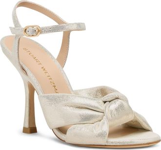 Stuart Weitzman Soplaya Sandal 100 in Linen at Nordstrom, Size 7.5