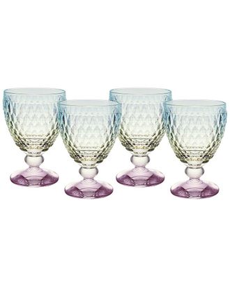Villeroy & Boch Boston Set Of 4 Red Wine Glasses