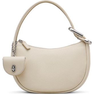 Marc Jacobs The Dual Mini Crescent Leather Shoulder Bag in Cloud White at Nordstrom Rack