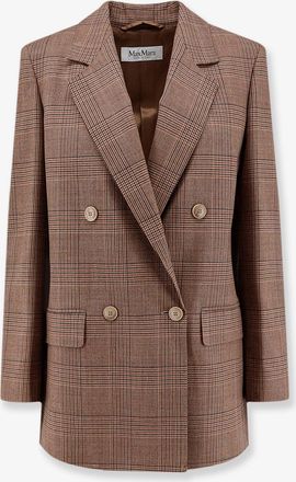 Max Mara Blazer MXMAstrale in lana con motivo Principe di Galles - MAX MARA - gender_Woman