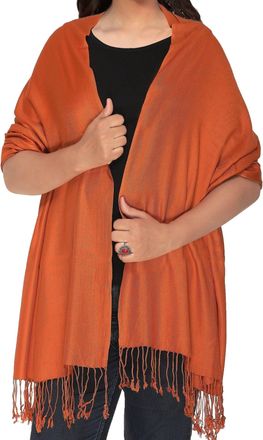 World of Shawls Plain Pashmina Scarf Hijab Shawl Stole Wrap Viscose