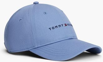 Tommy Hilfiger Mens Embroidered Tommy Logo Baseball Cap - Washed Ink