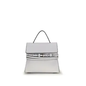 Moschino White Calf Leather Bos Taurus Womens Handbag