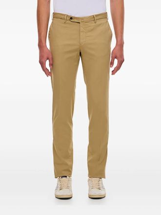 Pantaloni Torino flat-front regular trousers - Neutrals