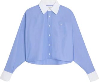 Celine Shirt H26 - Dames - Overhemden - Blauw - S - Overhemden