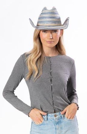 San Diego Hat Company Cattlemans Crease Cowboy Hat in Blue at Nordstrom Rack