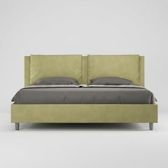 Les Tendances Cama Matrimonial Contenedor Moderno Antea 200x200 - Verde Oscuro