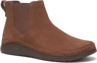 Chaco Mens Paonia Chelsea Casual Boots In Cinnamon Brown