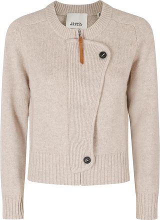 Isabel Marant Murielle Asymmetric Zip-fastening Cardigan